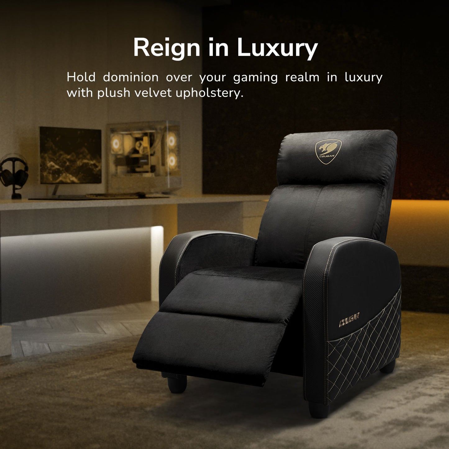 Cougar GAMING SOFA Ranger Elite Gold