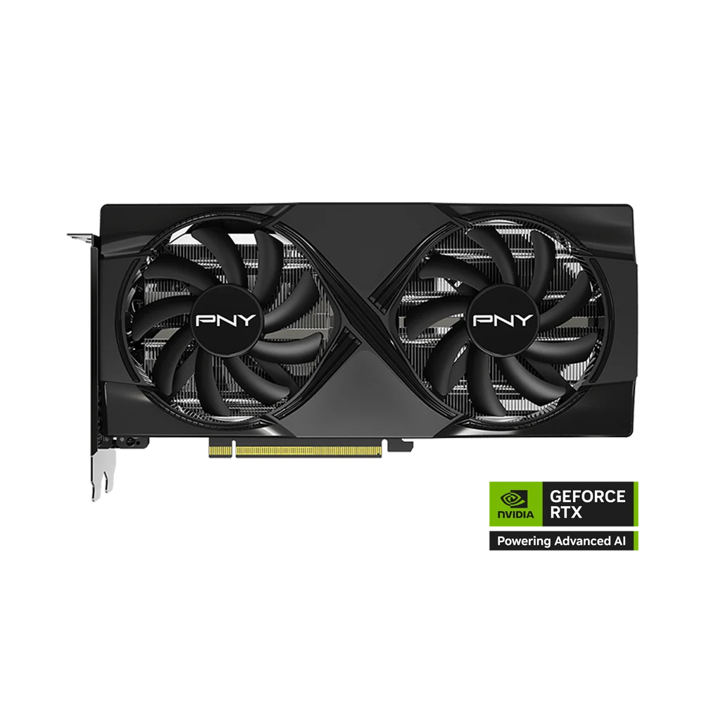 PNY Nvidia GeForce RTX 5060 Ti 8GB Overclocked Dual Fan Graphics Card - Black