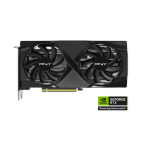 PNY Nvidia GeForce RTX 5060 Ti 8GB Overclocked Dual Fan Graphics Card - Black