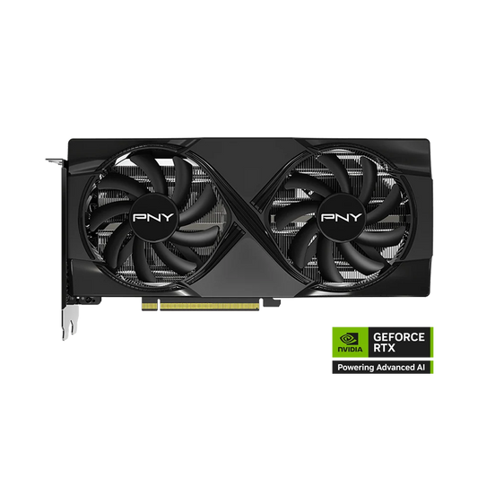 PNY Nvidia GeForce RTX 5060 Ti 8GB Overclocked Dual Fan Graphics Card - Black