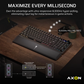 CORSAIR GALLEON 100 SD Stream Deck Integrated Wired Mechanical Keyboard - Black