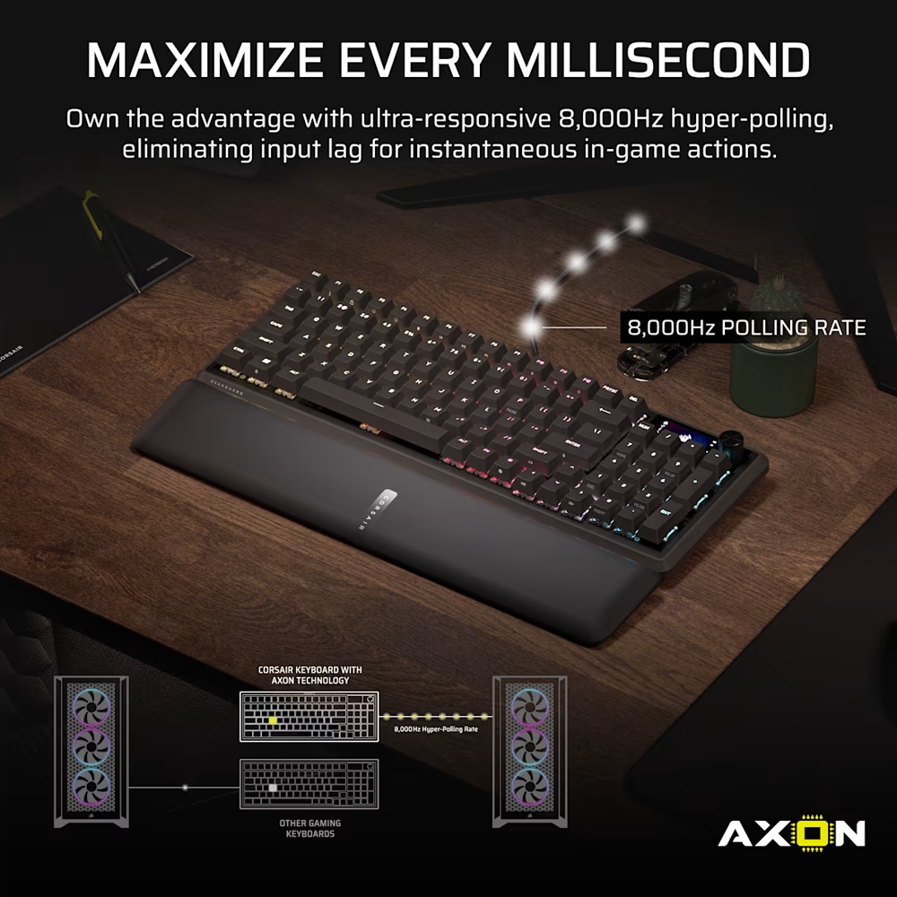 CORSAIR GALLEON 100 SD Stream Deck Integrated Wired Mechanical Keyboard - Black