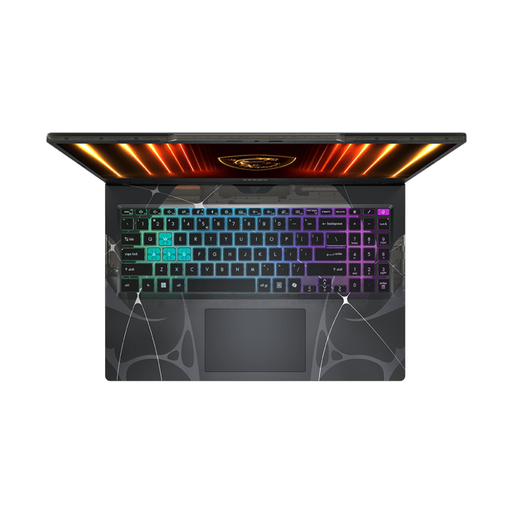 MSI Cyborg 15 B2RWEKG Gaming Laptop Translucent Black (15.6 Inch, i7 240H, 16GB DDR5, M.2(PCIe)1TB SSD, FHD, RTX 5050 8GB, Win 11, AR KB)