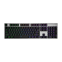 Cooler Master SK653 RGB Wireless Low Profile Mechanical Red Switch Keyboard - Black