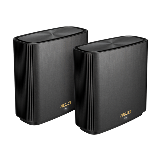 ASUS ZenWiFi AX XT8 - AX6600 Whole-Home Tri-band Mesh WiFi 6 System 2 Pack - Black