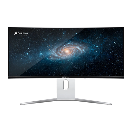 CORSAIR XENEON 34 Inch 240Hz WQHD HDMI 2.1 0.03ms QD-OLED Curved Gaming Monitor - White