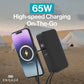 Engage Hybrid 65W Gan Charger 10000 Mah Power Bank (38.5W/H)