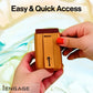 iEngage Magsafe Wallet With Finger Grip Holder (Brown)
