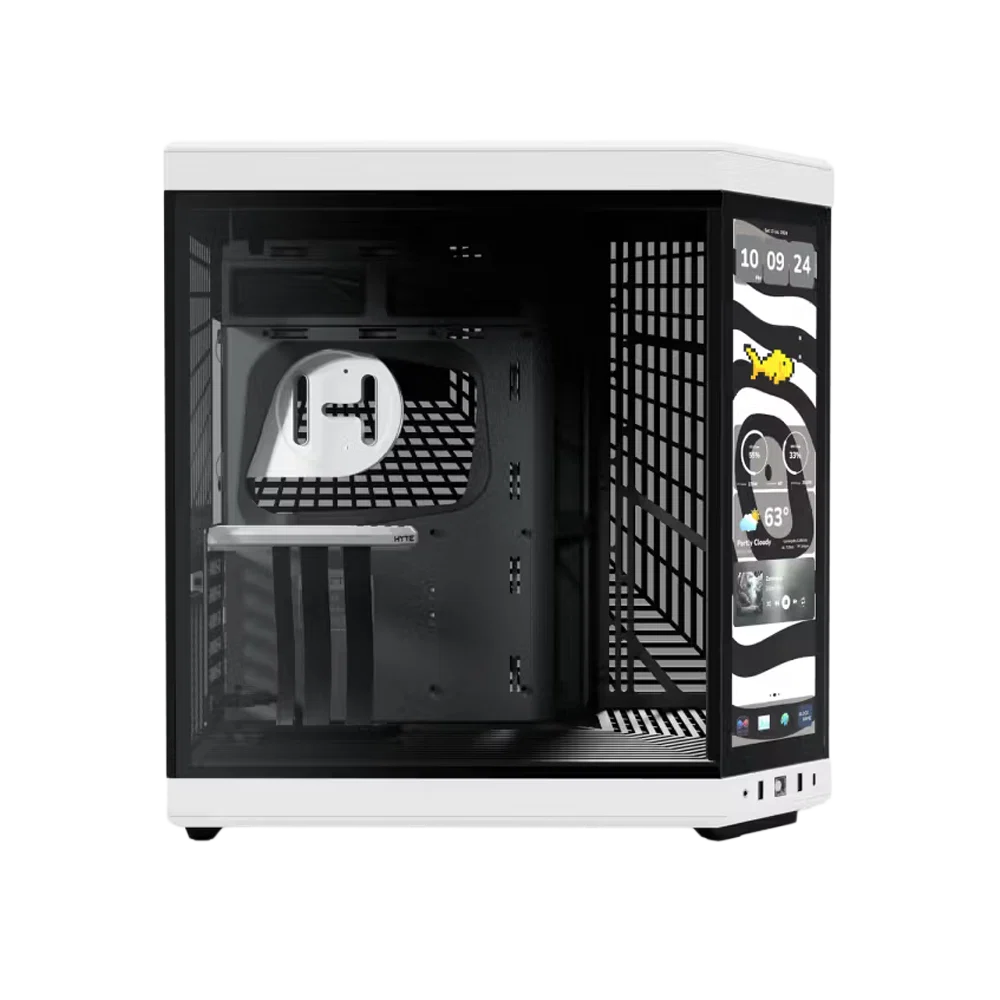 HYTE Y70 TOUCH INFINITE 14.5 Inch Integrated IPS Touchscreen ATX Case - Panda