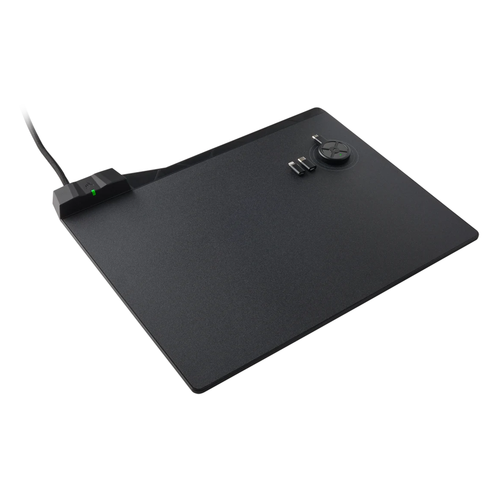 CORSAIR MM1000 Qi Wireless Charging Mouse Pad - Black