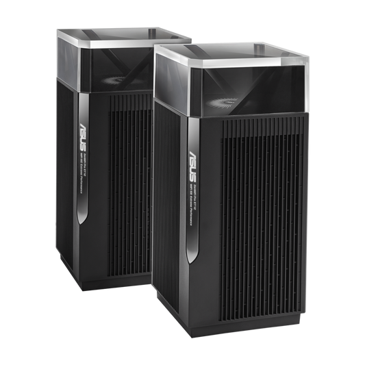 ASUS ZenWiFi Pro ET12 AXE11000 Tri-Band WiFi 6E Mesh System 2 Pack - Black