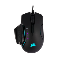 CORSAIR GLAIVE PRO RGB Wired Gaming Mouse - Aluminum Black