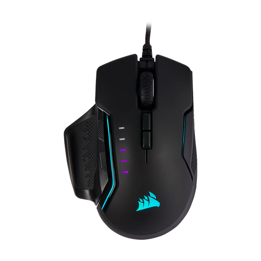CORSAIR GLAIVE RGB PRO Wired Gaming Mouse - Black