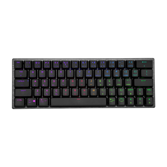 Cooler Master SK622 RGB Wireless Low Profile Blue Mechanical Keyboard - Black
