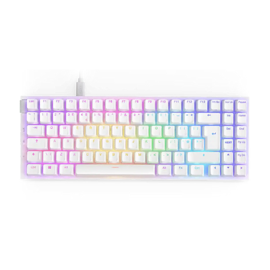 NZXT FUNCTION 2 MINI TKL Wired Optical Gaming Keyboard - White