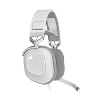 CORSAIR HS80 RGB Wired Gaming Headset - White