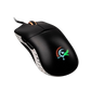 DUCKY FEATHER RGB Wired Huano Blue Switches Lightweight Gaming Mouse - Black/White