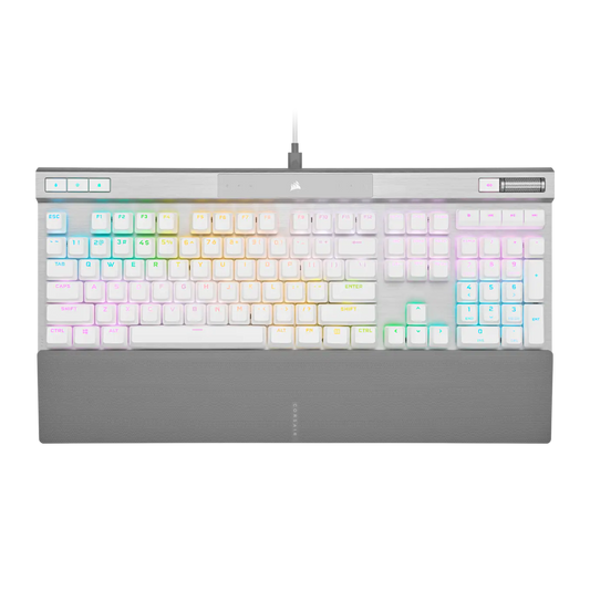 CORSAIR K70 PRO RGB Wired Gaming Keyboard - White