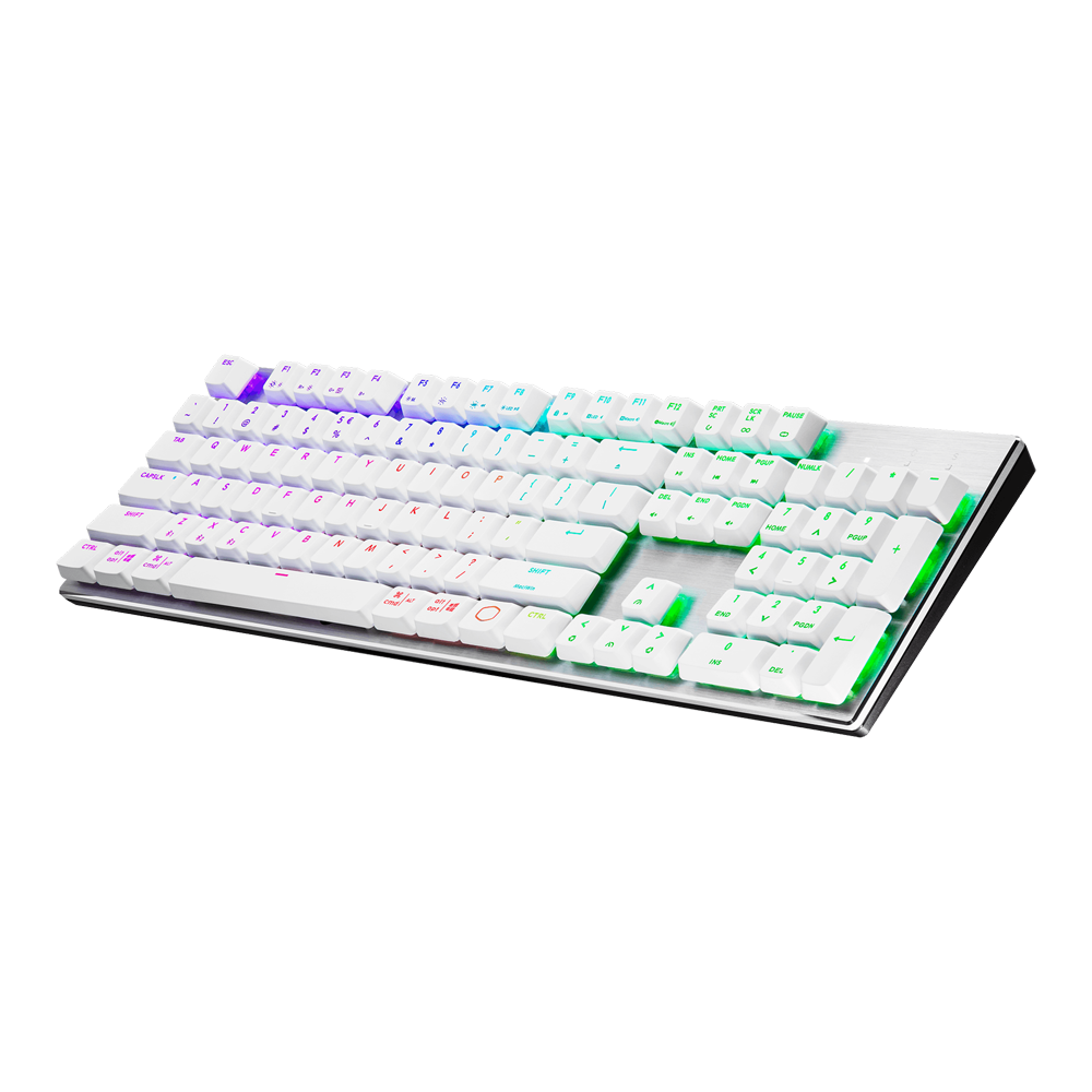 Cooler Master SK653 RGB Wireless Mechanical Keybaord - Silver White