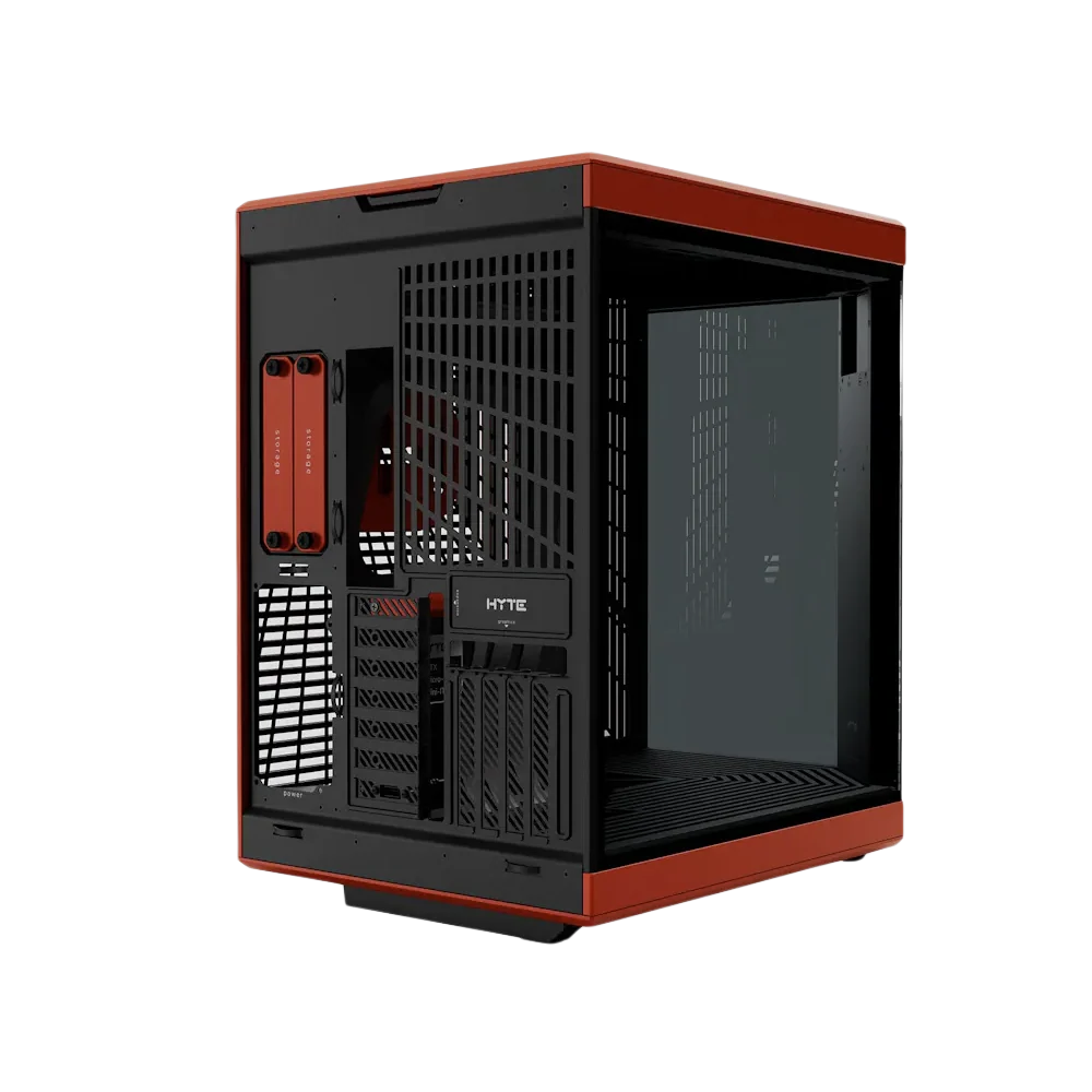 HYTE Y70 TOUCH INFINITE 14.5 Inch Integrated IPS Touchscreen ATX Case - Black Cherry