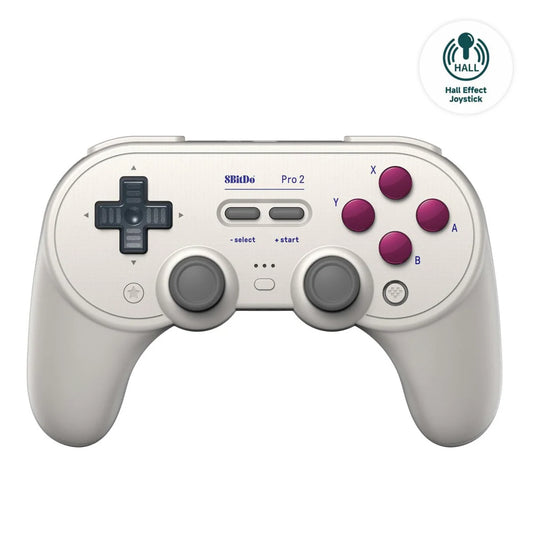8Bitdo Pro 2 Bluetooth Controller For Switch/Switch 2, PC, Android, and Steam Deck - Hall Effect - G Classic