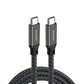 iEngage Pd Threaded 240W Usb-C To Usb-C Cable(40Gbps/8K) E-Mark (1Meter)