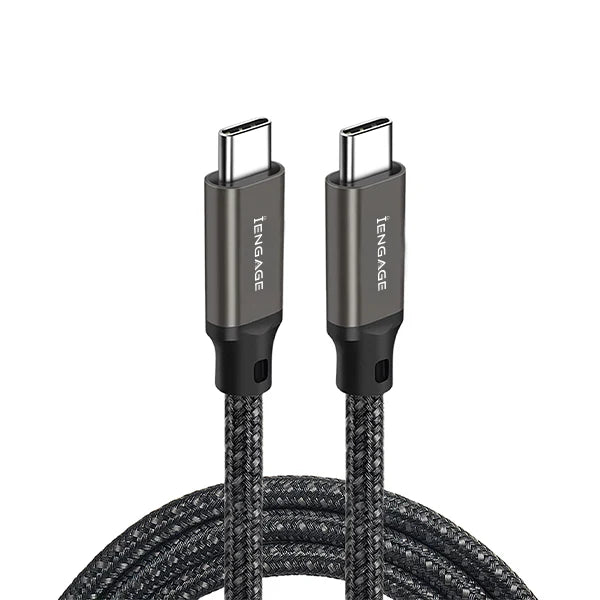 iEngage Pd Threaded 240W Usb-C To Usb-C Cable(40Gbps/8K) E-Mark (1Meter)