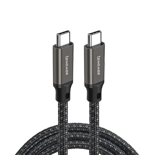 iEngage Pd Threaded 240W Usb-C To Usb-C Cable(40Gbps/8K) E-Mark (1Meter)