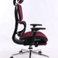 BLACK BULL mesh office and gaming Chair Black / Red