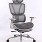 BLACK BULL mesh office and gaming Chair white / Gray