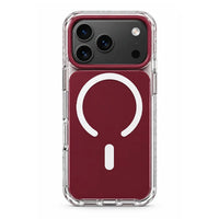 Magsafe iPhone 18 Pro Case Hard Pcb + Tpu Sides (Burgundy)