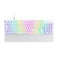 NZXT FUNCTION 2 Wired Optical Gaming Keyboard - White
