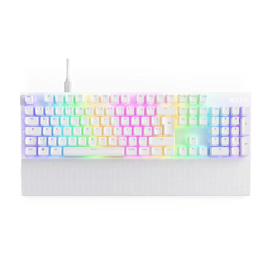 NZXT FUNCTION 2 Wired Optical Gaming Keyboard - White