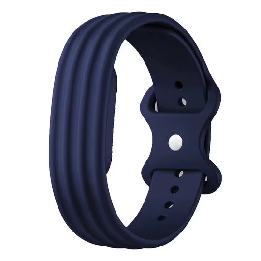 Silicone Replacement Straps for Google Fitbit Air – Navy Blue
