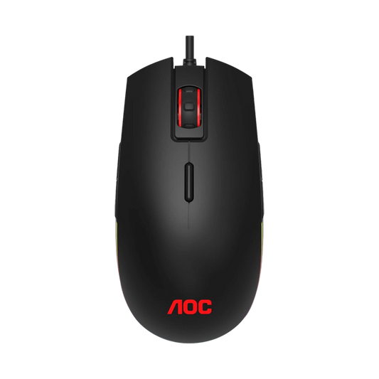 AOC GM500 RGB Wired Gaming Mouse - Black