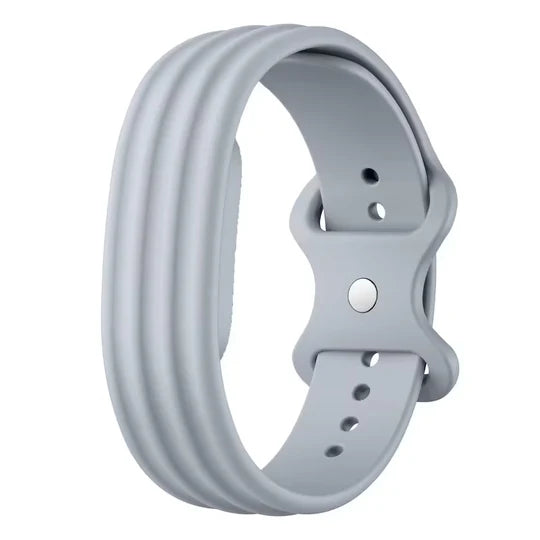 Silicone Replacement Straps for Google Fitbit Air – Light Grey