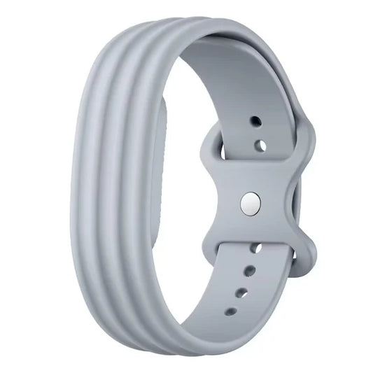 Silicone Replacement Straps for Google Fitbit Air – Light Grey
