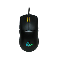 DUCKY FEATHER RGB Wired Hauno Switches Gaming Mouse - Black