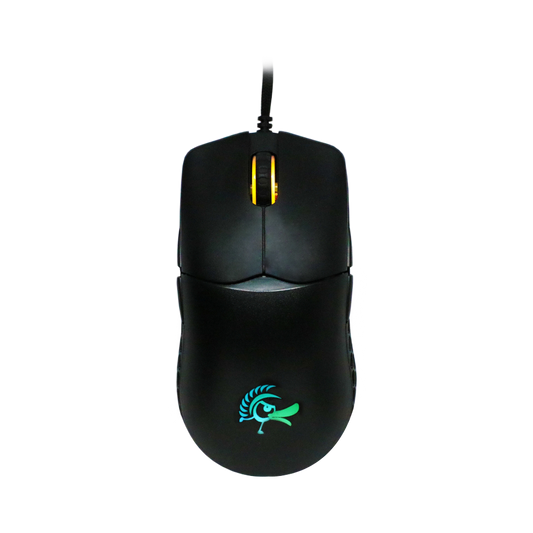 DUCKY FEATHER RGB Wired Hauno Switches Gaming Mouse - Black
