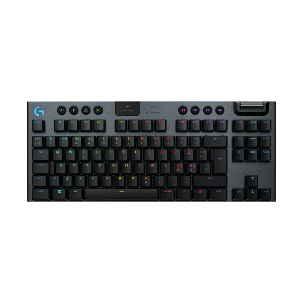 Logitech G915 TKL Tenkeyless Lightspeed Wireless RGB Mechanical Gaming Keyboard - Carbon Tactile