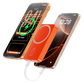iEngage 10000mAh Semi Solid Battery Wireless Charging Powerbank (Orange)