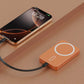 iEngage 10000mAh Semi Solid Battery Wireless Charging Powerbank (Orange)