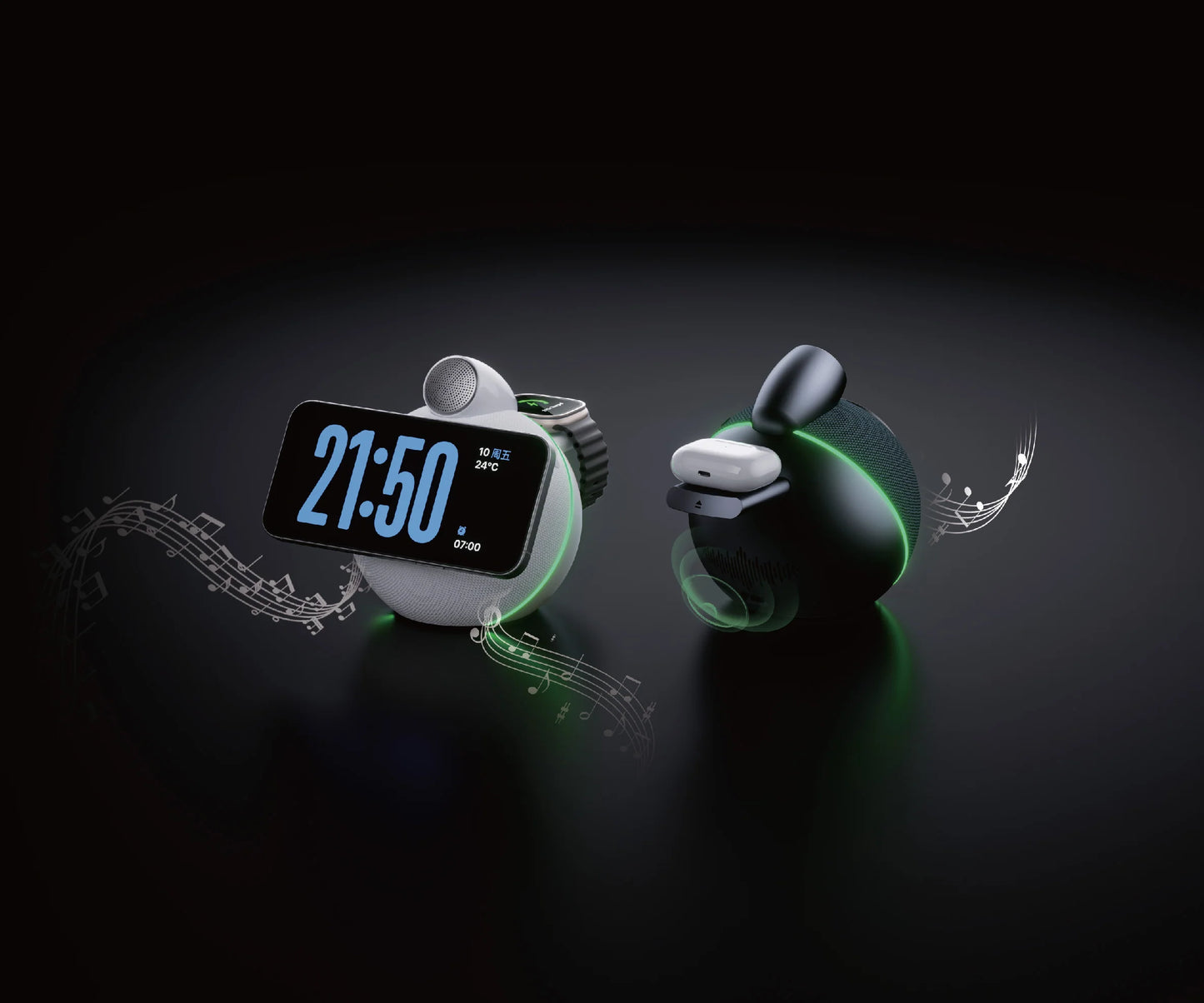 iEngage Qi2 Wireless Charger And Speaker