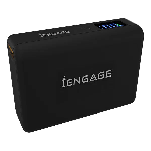 iEngage 10000mAh Powerbank Compact 15W Wireless Charging 45W Fast Charging With LED Display
